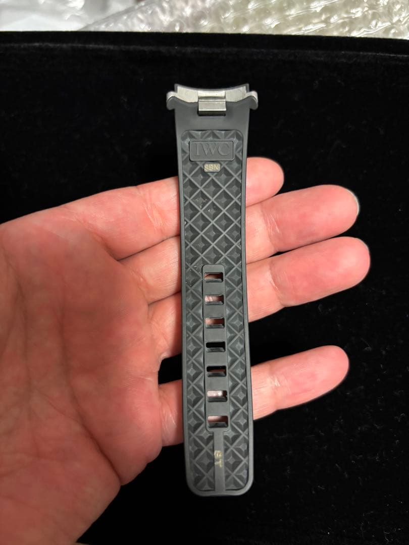 IWC ラバーベルト 尾錠付き