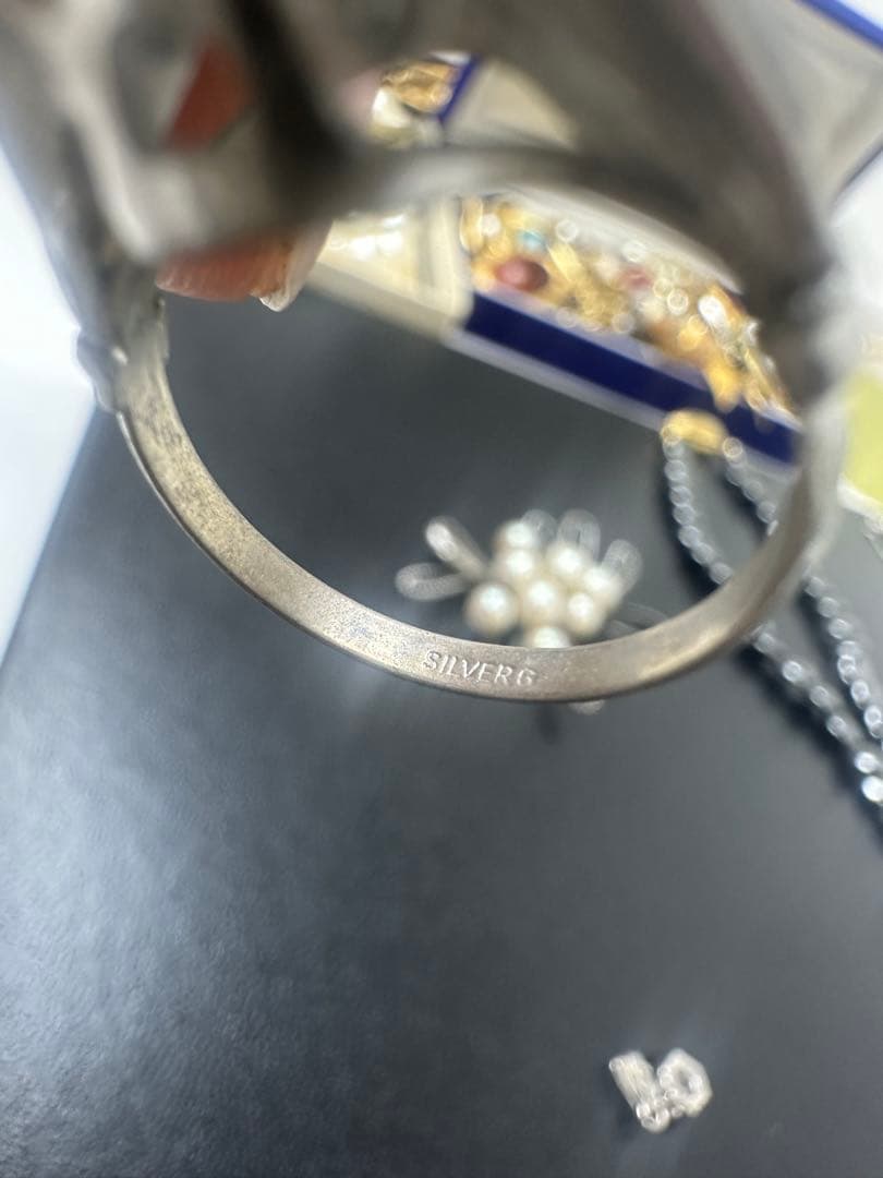 尾*る様 遺品整理　刻印あり アクセサリー　イミテーションまとめ　約826g