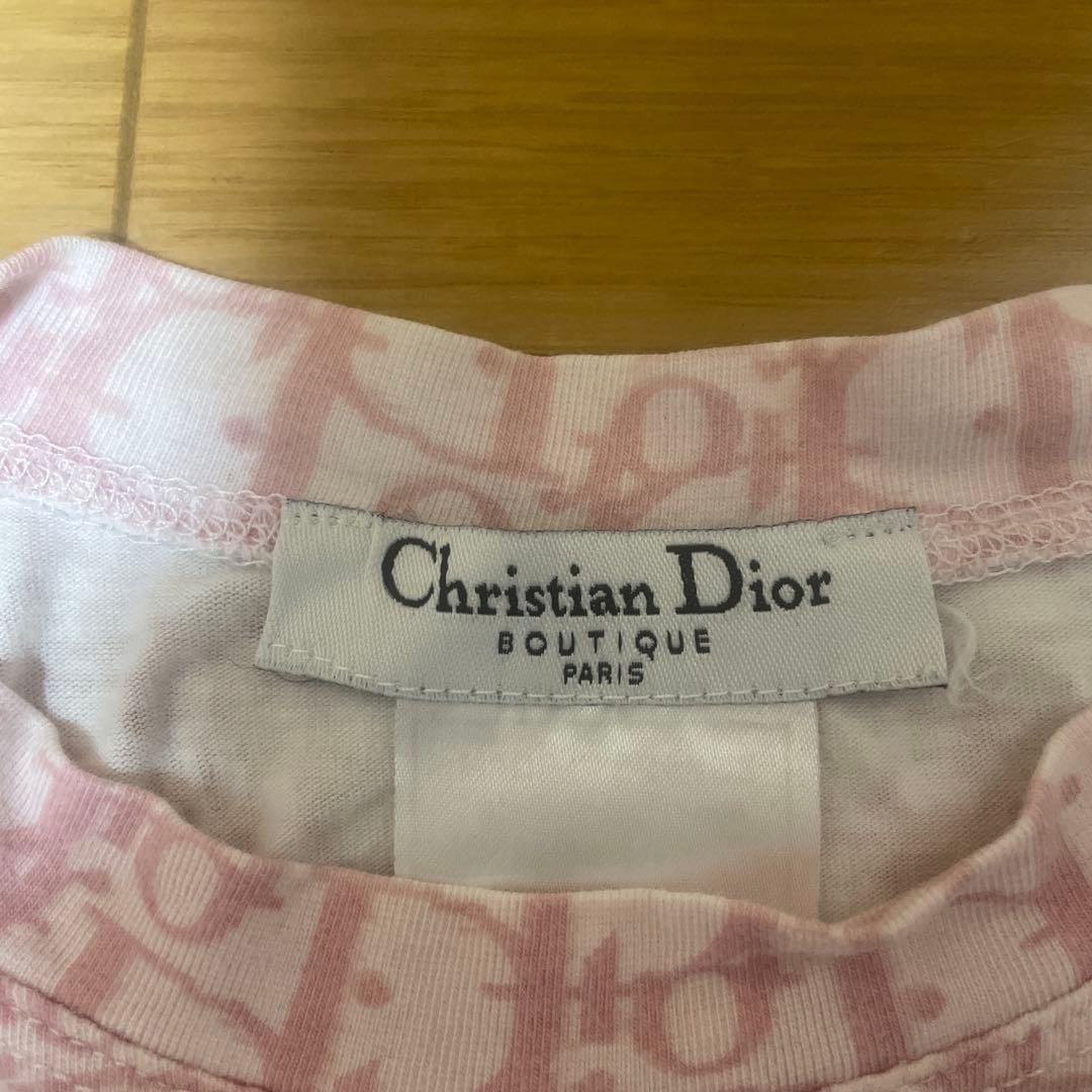 Christian Dior タンクトップ トロッター ガリアーノ ピンク