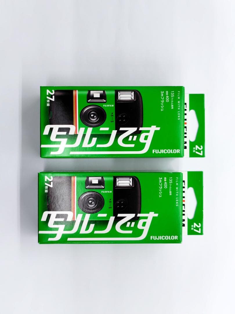 新品・未使用】フジカラー 写ルンです newパッケージ 27枚撮り 2個