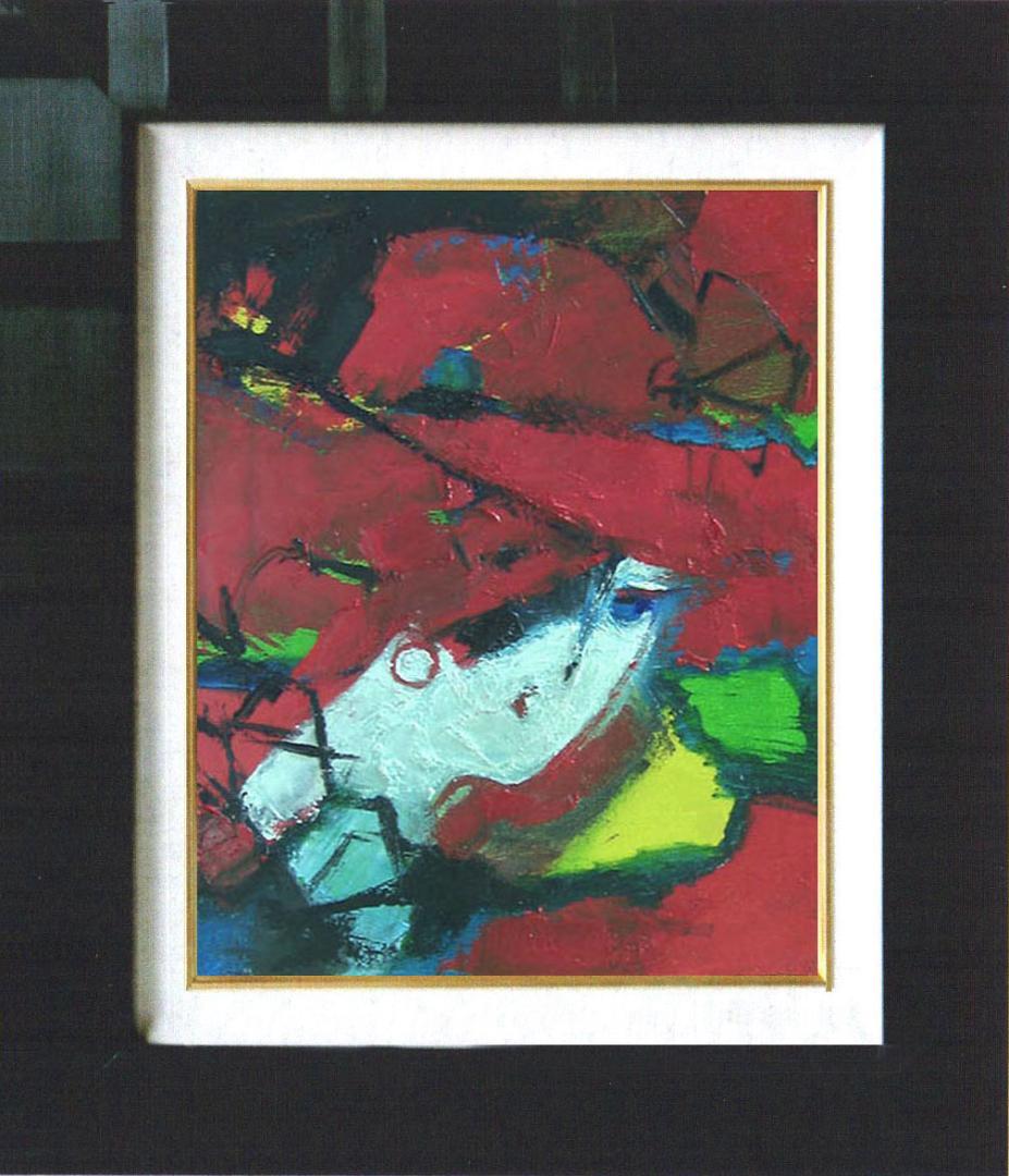 油絵 菅家令子 絵 絵画 インテリア uF6-071502 人物 女性像