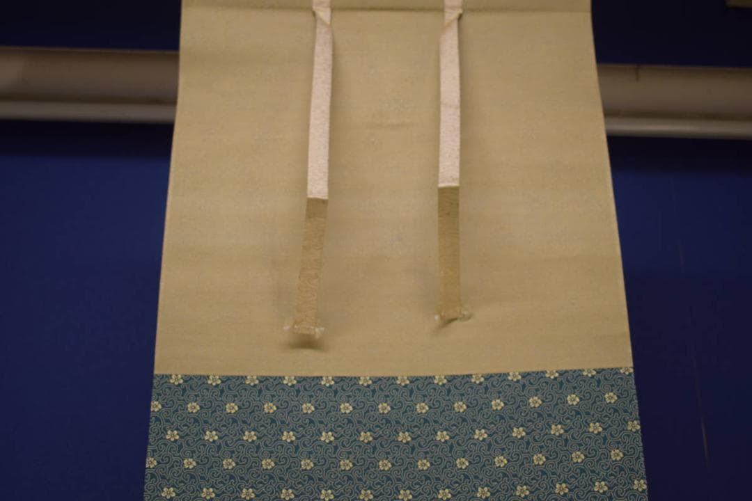 真作/森寛斎/三河万歳/人物図/短冊/金泥/布袋屋掛軸HI-685