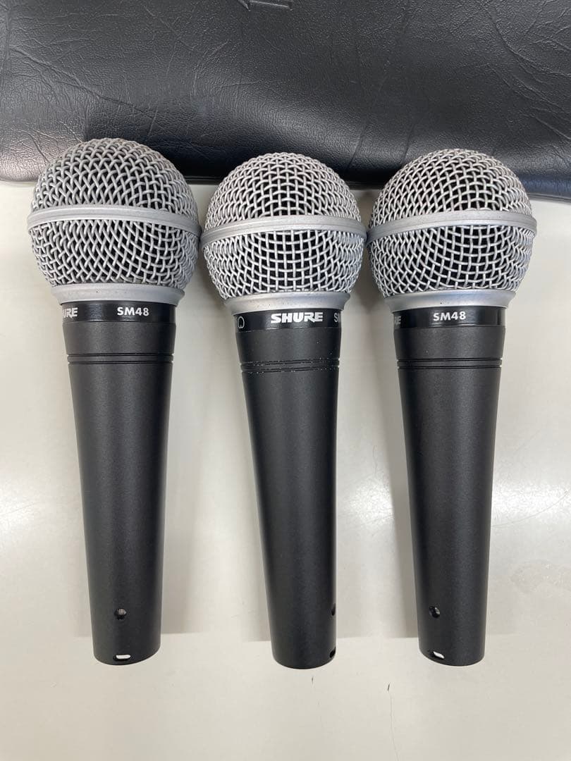 SHURE SM48 ダイナミックマイク 3本セット