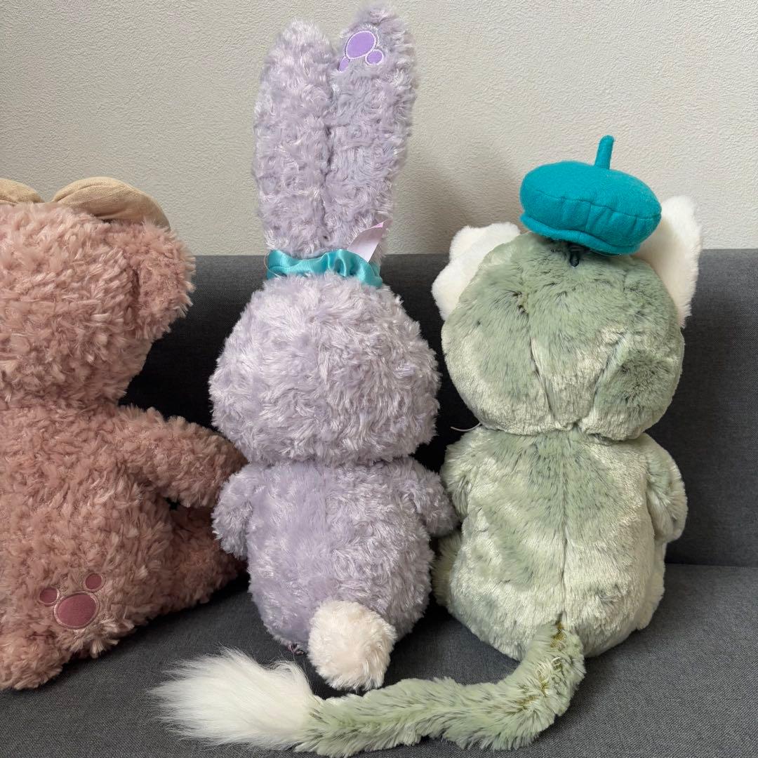 ダッフィー&フレンズぬいぐるみ　ダッフィ　シェリーメイ　ステラルー　ジェラトーニ