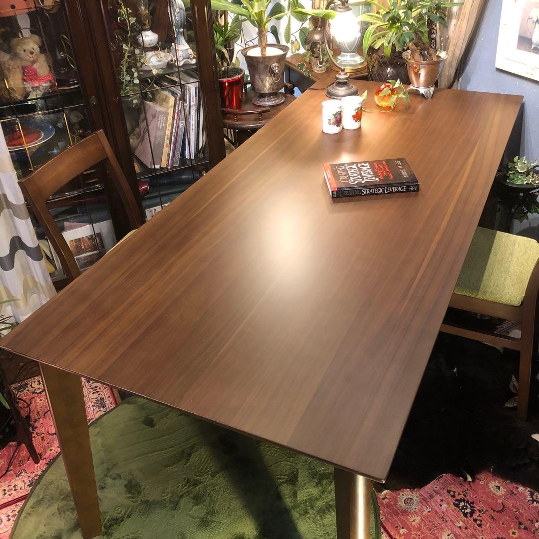 Sale ウォールナット　スクウェア　北欧ST ダイニングテーブル　幅１８０