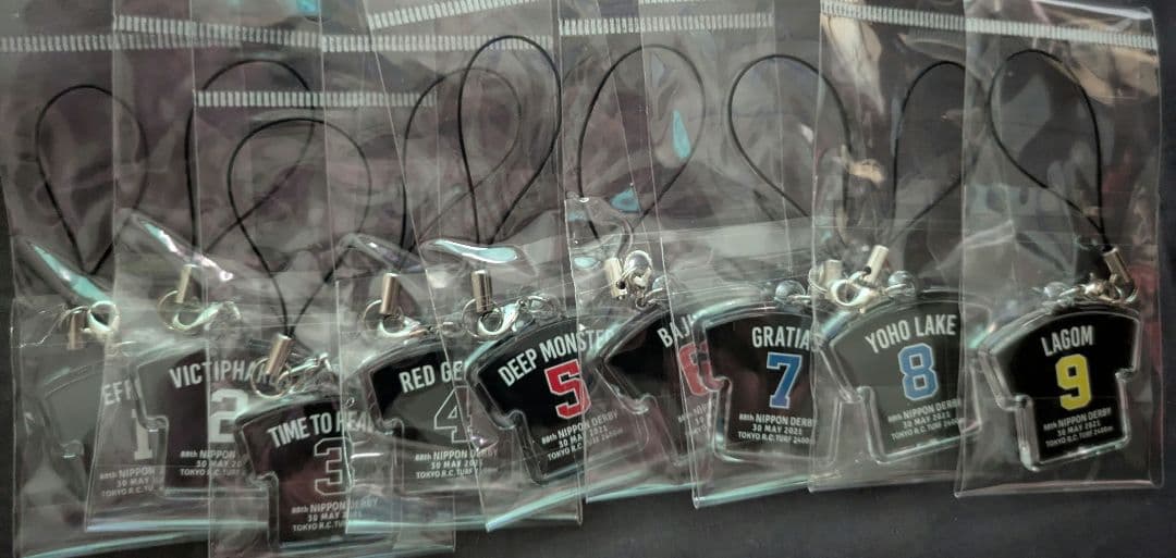 第88回日本ダービー 全出走馬のボールペン＆ストラップ