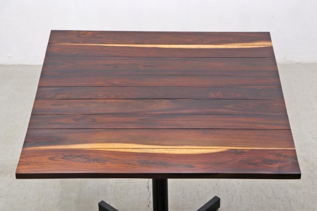 ローズウッド無垢材 ダイニング カフェテーブル モダン ナチュラル 什器 デスク