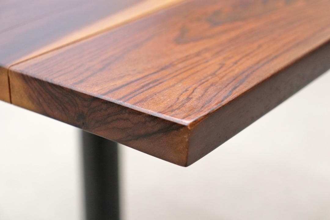 ローズウッド無垢材 ダイニング カフェテーブル モダン ナチュラル 什器 デスク