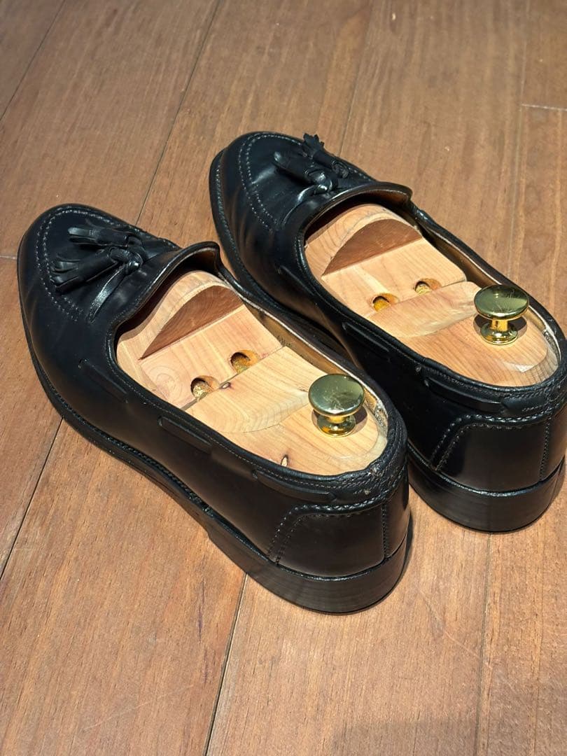 ブルックスブラザーズ　オールデン　タッセル　コードバン　7 1/2D　黒