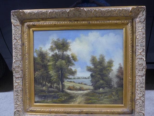 茂木紘一、【丘の街オリヴィエート】、希少な大判額装用画集より