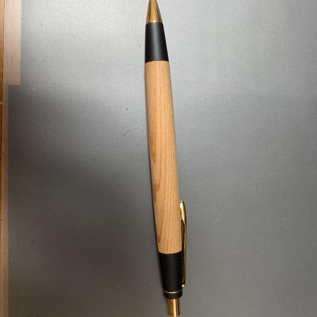 旧型 野原工芸 アウトレット 屋久杉 シャーペン ゴールド 野原工芸