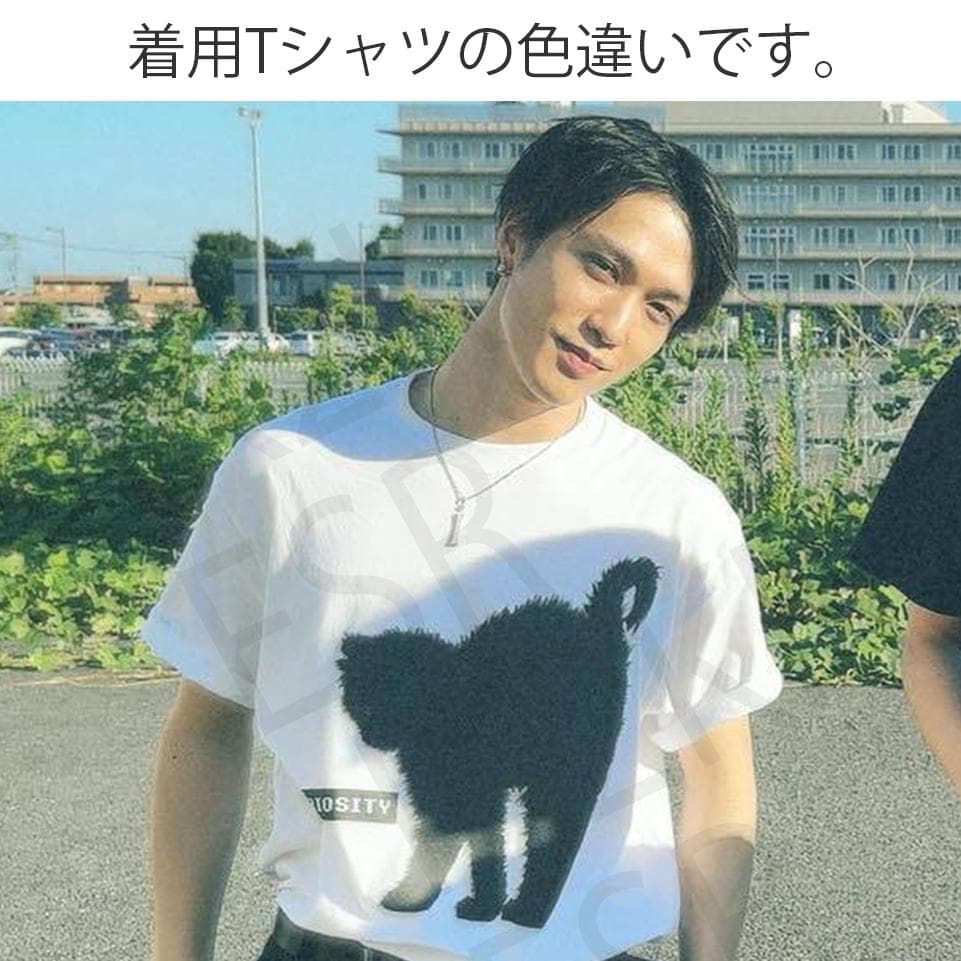 新品】THE RAMPAGE 藤原樹 着用 Tシャツ 色違い同型 猫 ランペ - メルカリ