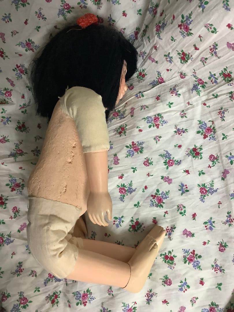 市松人形 少し難あり！新田英二作 約42cm？ 1992年作品