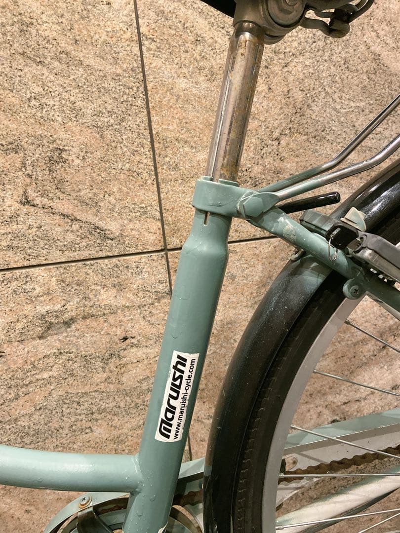 3段変速付き！丸石 マルイシMARUISHI自転車 シティーサイクル ママチャリ