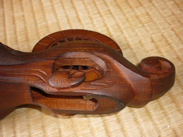 未使用 美品 1960年代◇新潟 三条の匠 『壺静』作 上鶴亀 墨壺 名木