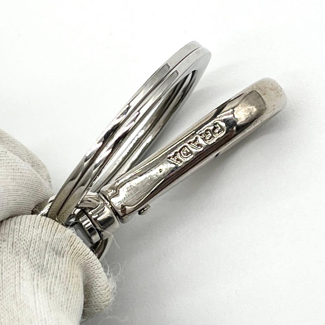 【新品未使用品】PRADA キーケース　ケース　現行　RFID ブラック