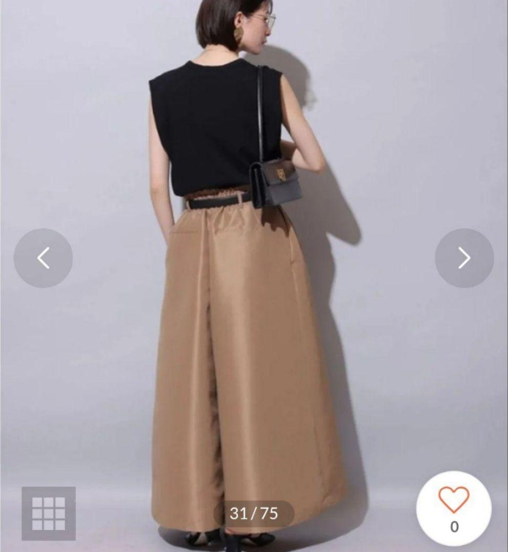 Arpege story ドレスパンツ キャメル系 サイズ1 タグ付き