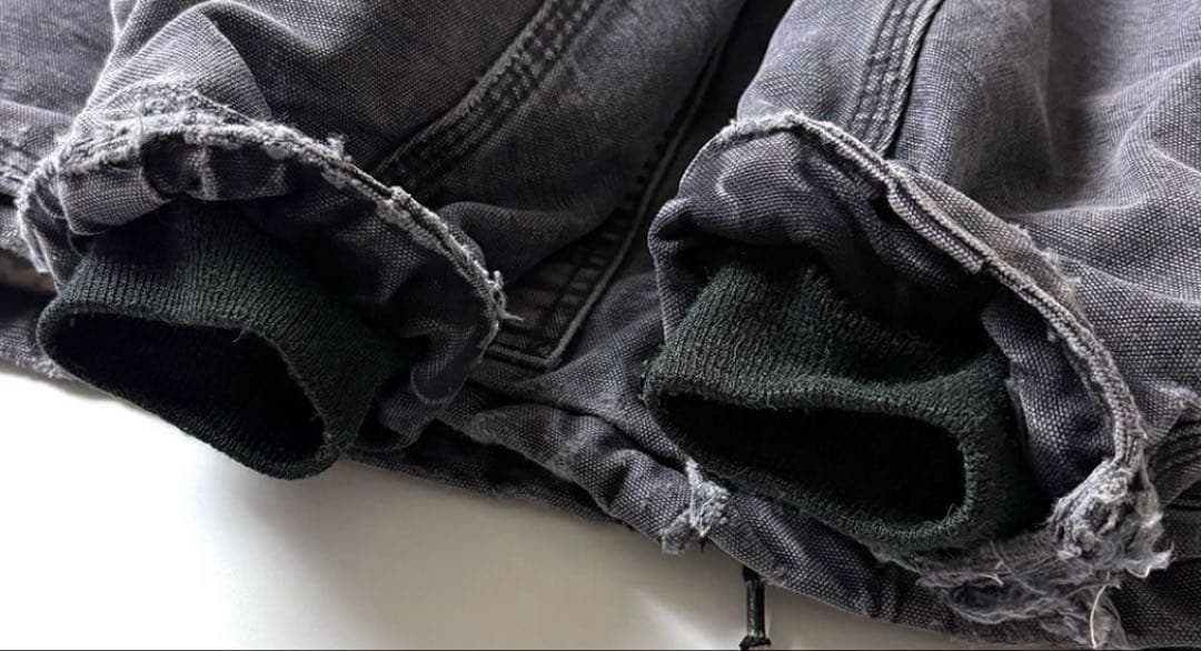 【激レア】carhartt デトロイトジャケット　ドローコード付き　ブラック