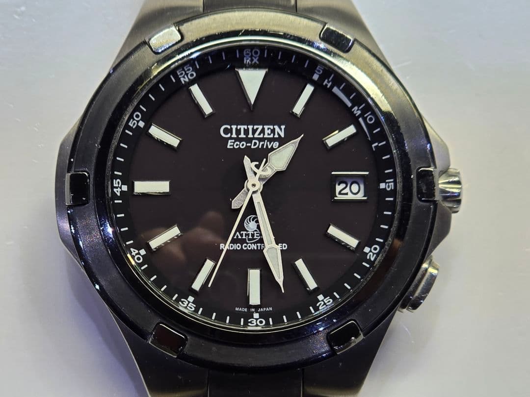 CITIZEN アテッサ Eco-Drive チタニウム電波時計 16.5cm