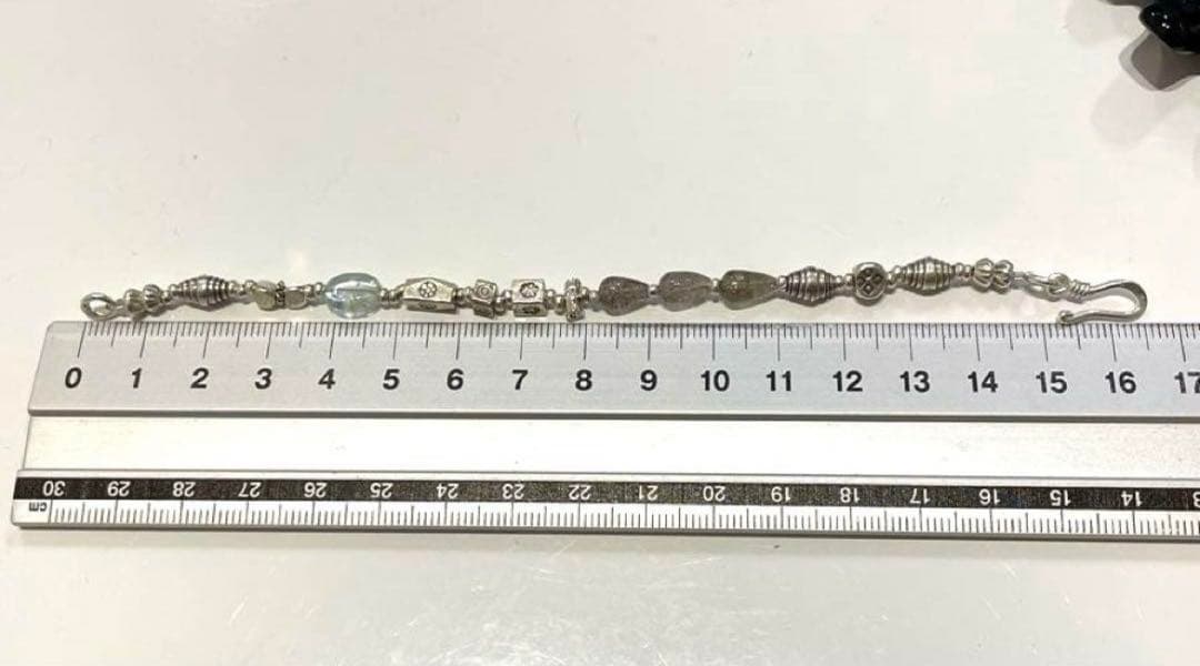 天然石と　カレンシルバー　ブレスレット　4点ご依頼品