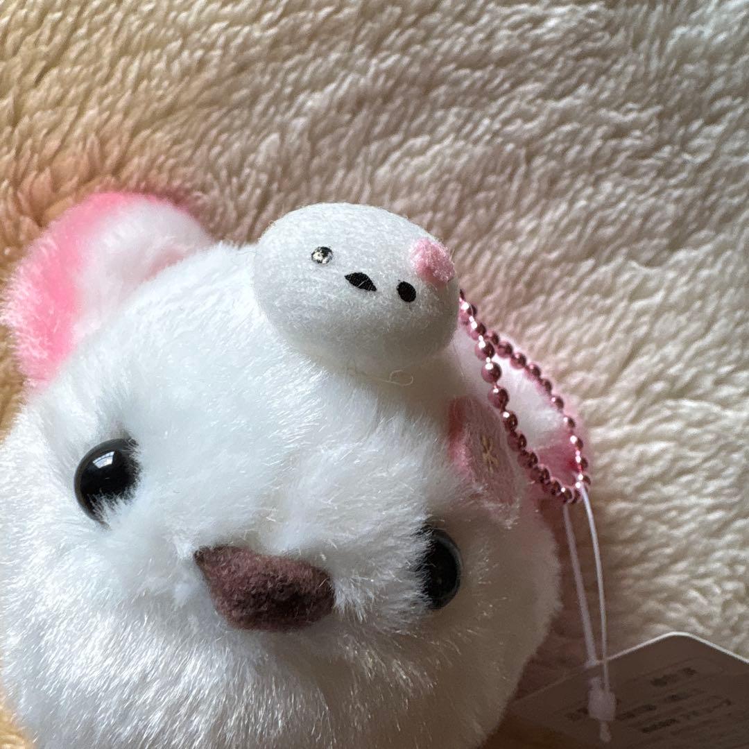 ふくふくシマエナガ めでたい日本 梅おやこしまゑ マスコット - メルカリ