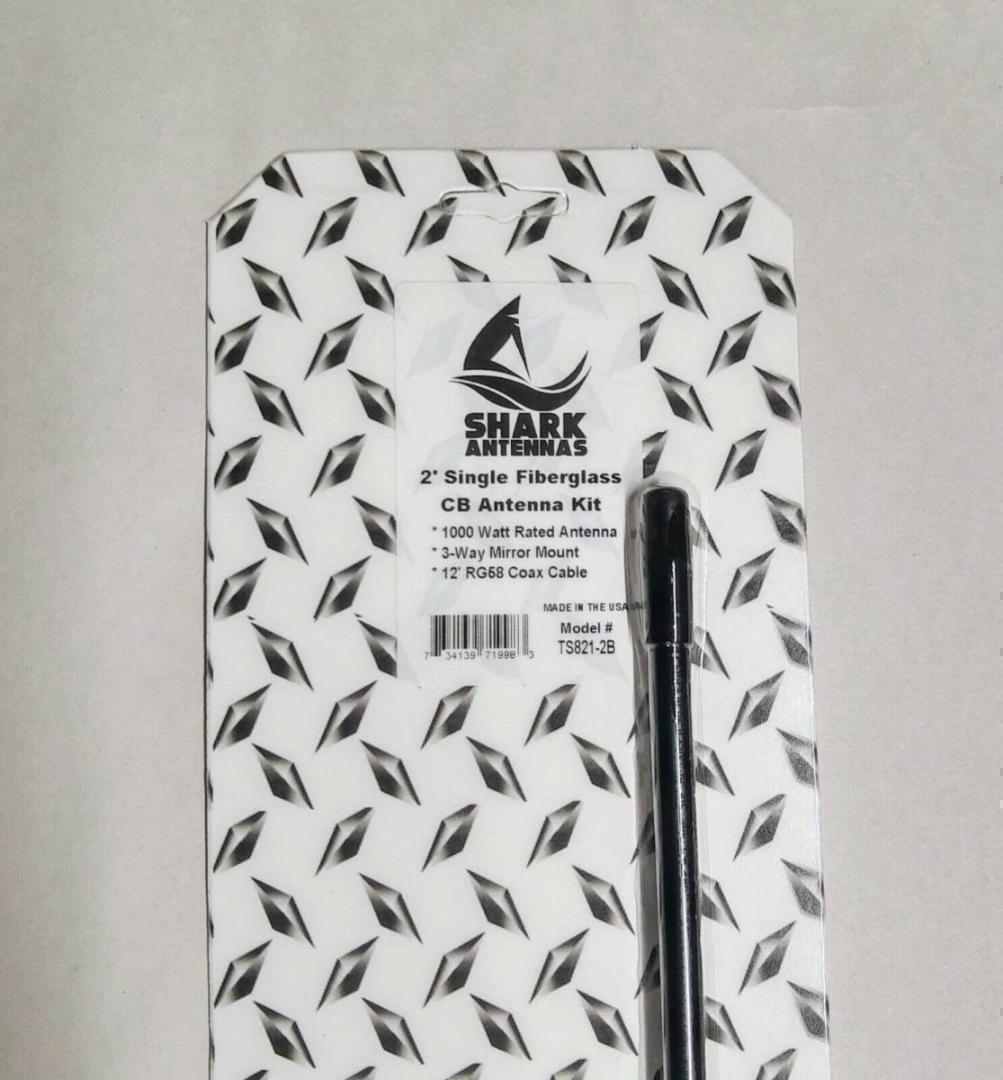 本場 US直輸入 Shark アンテナ CB ヘリカル アンテナ 60cm