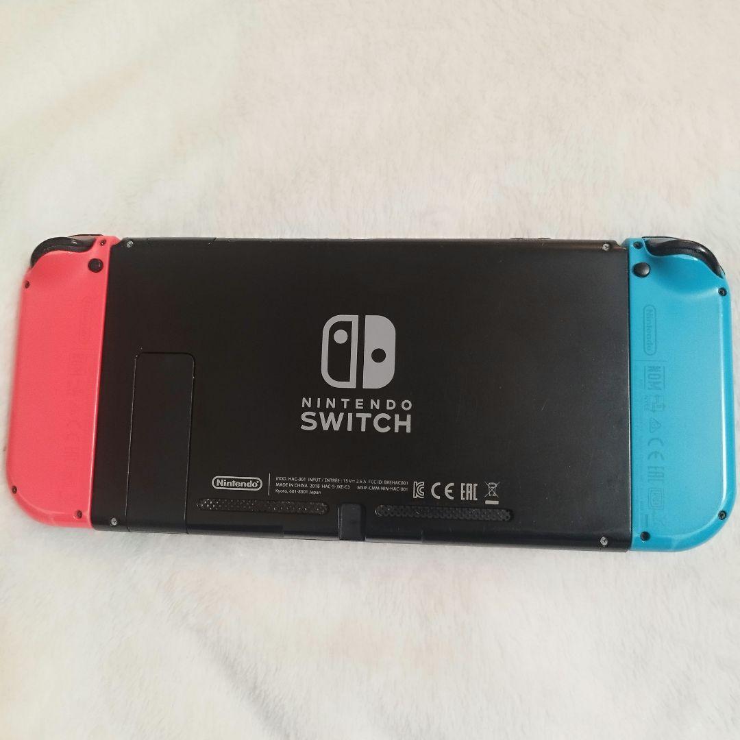 【送料無料】Nintendo Switch 本体 青/赤 SDカード付き