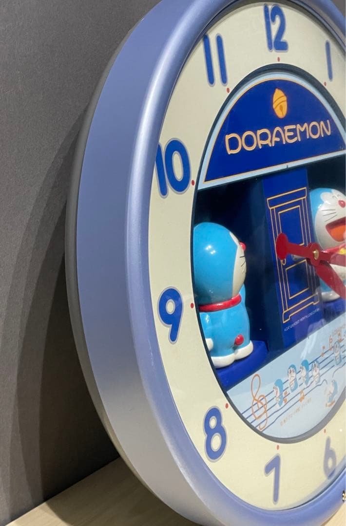 【美品】ドラえもん　壁掛け　からくり時計　大山のぶ代さんボイス