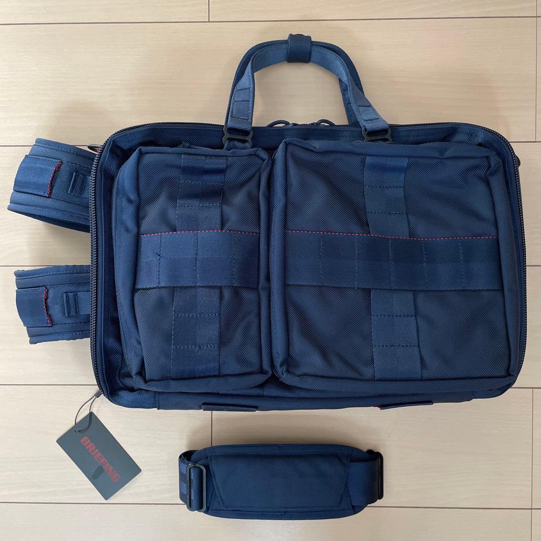 【美品】BRIEFINGブリーフィング BEAMS PLUS別注3WAYブルー