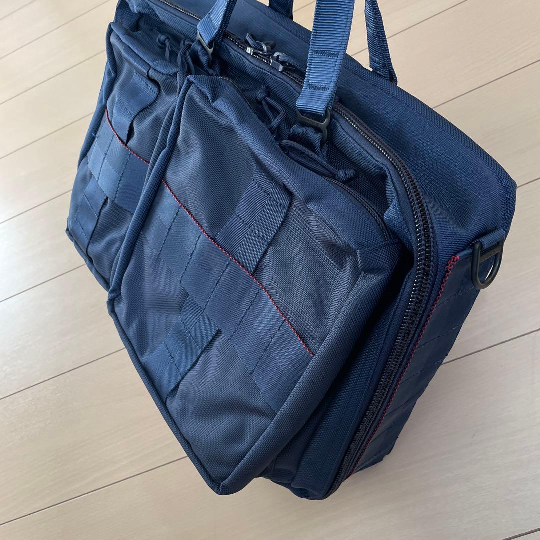 【美品】BRIEFINGブリーフィング BEAMS PLUS別注3WAYブルー