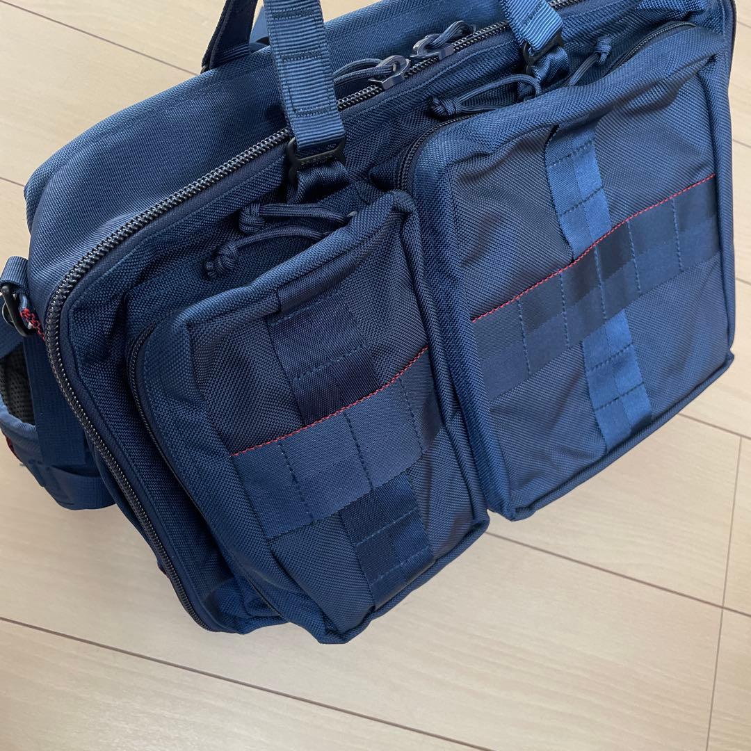 【美品】BRIEFINGブリーフィング BEAMS PLUS別注3WAYブルー