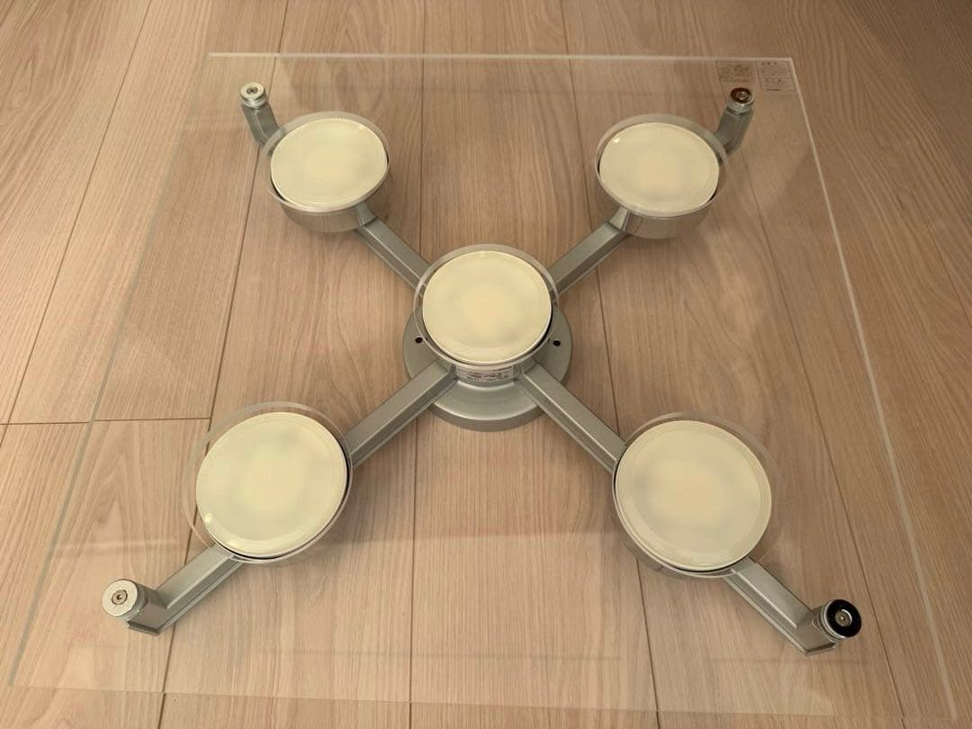 YAMAGIWA(ヤマギワ) P-FLAT シーリングライト クリア 5灯 P-FLAT シーリングライト 5灯 クリア W500mm - YAMAGIWA OnlineStore