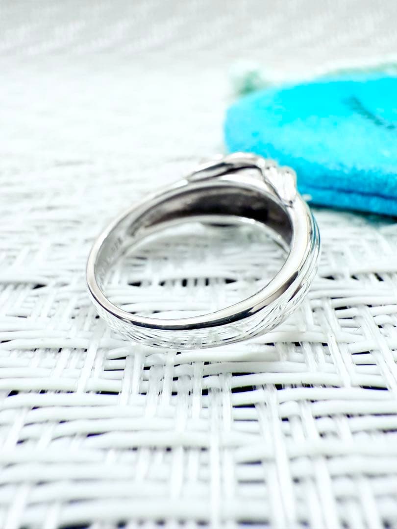 ティファニー　シグネチャー　指輪　リング　10.5号　研磨仕上げ済み美品　925