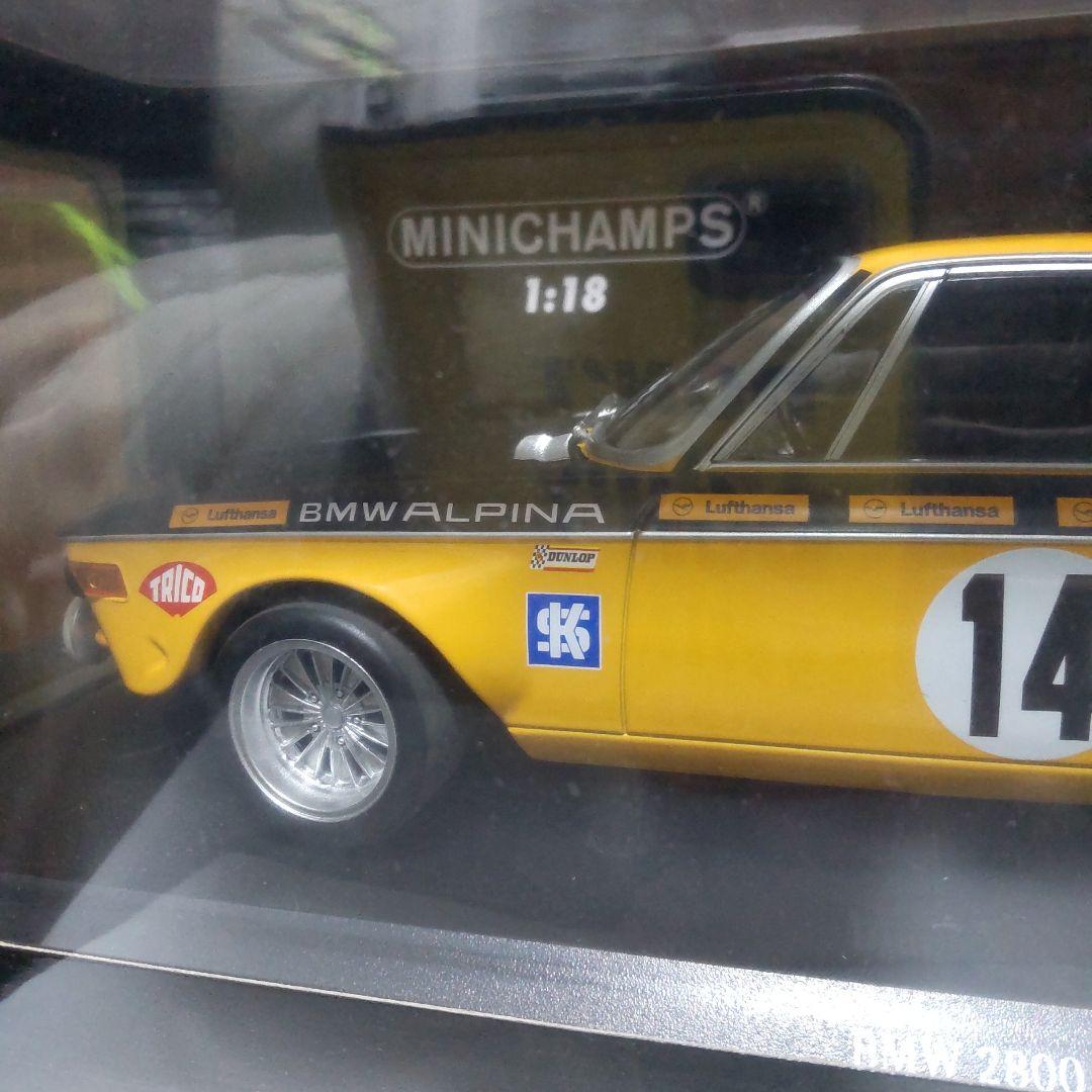 BMW 2800 CS アルピナ スパ ウィナーズ 1/18 ミニチャンプス