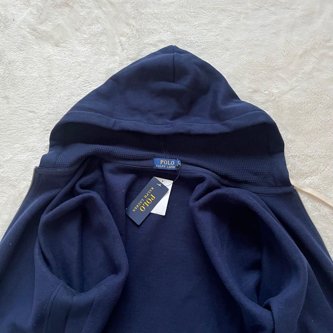 新品タグ付✨ポロラルフローレン　裏起毛スウェットパーカー　ネイビー　M