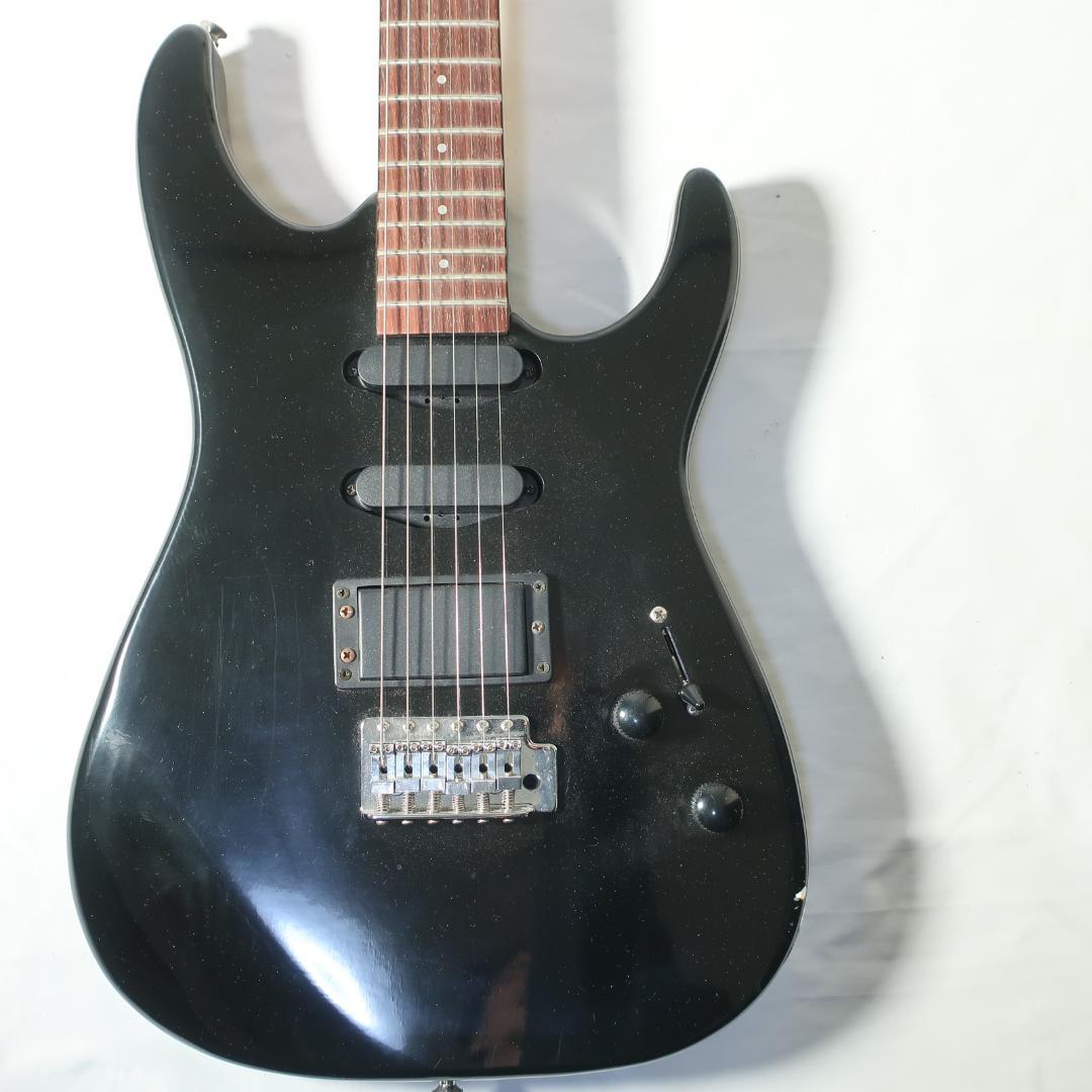 弦交換済 Mad Axe エレキギター コンコルドヘッド ブラック