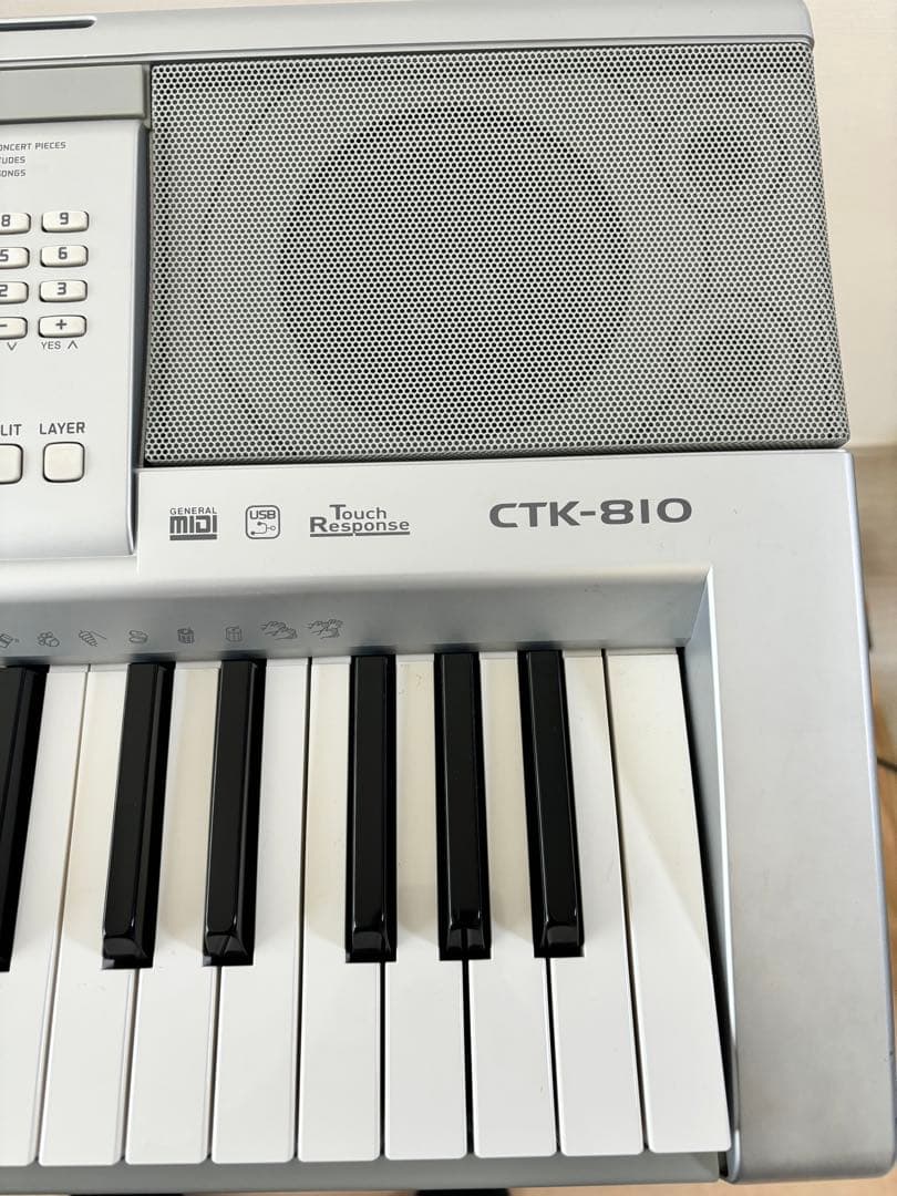 CASIO電子ピアノ CTK-810 (米国版) キーボード台付き CASIO(カシオ) 61