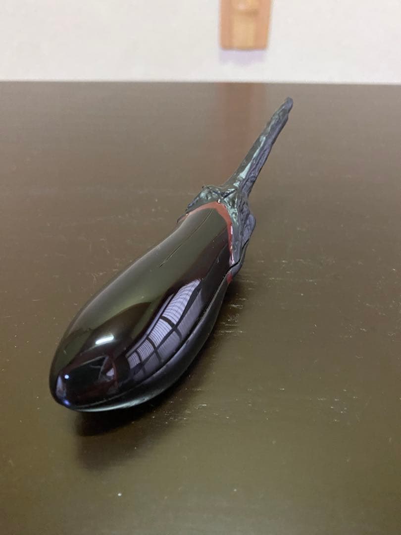 香合　荒井樹芳 作「茄子 香合」内金箔 共箱 茶道具