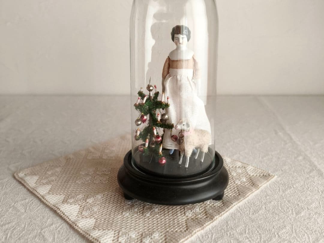 vintage ✵ ガラスドーム オールドツリーと羊さん 2025年最新