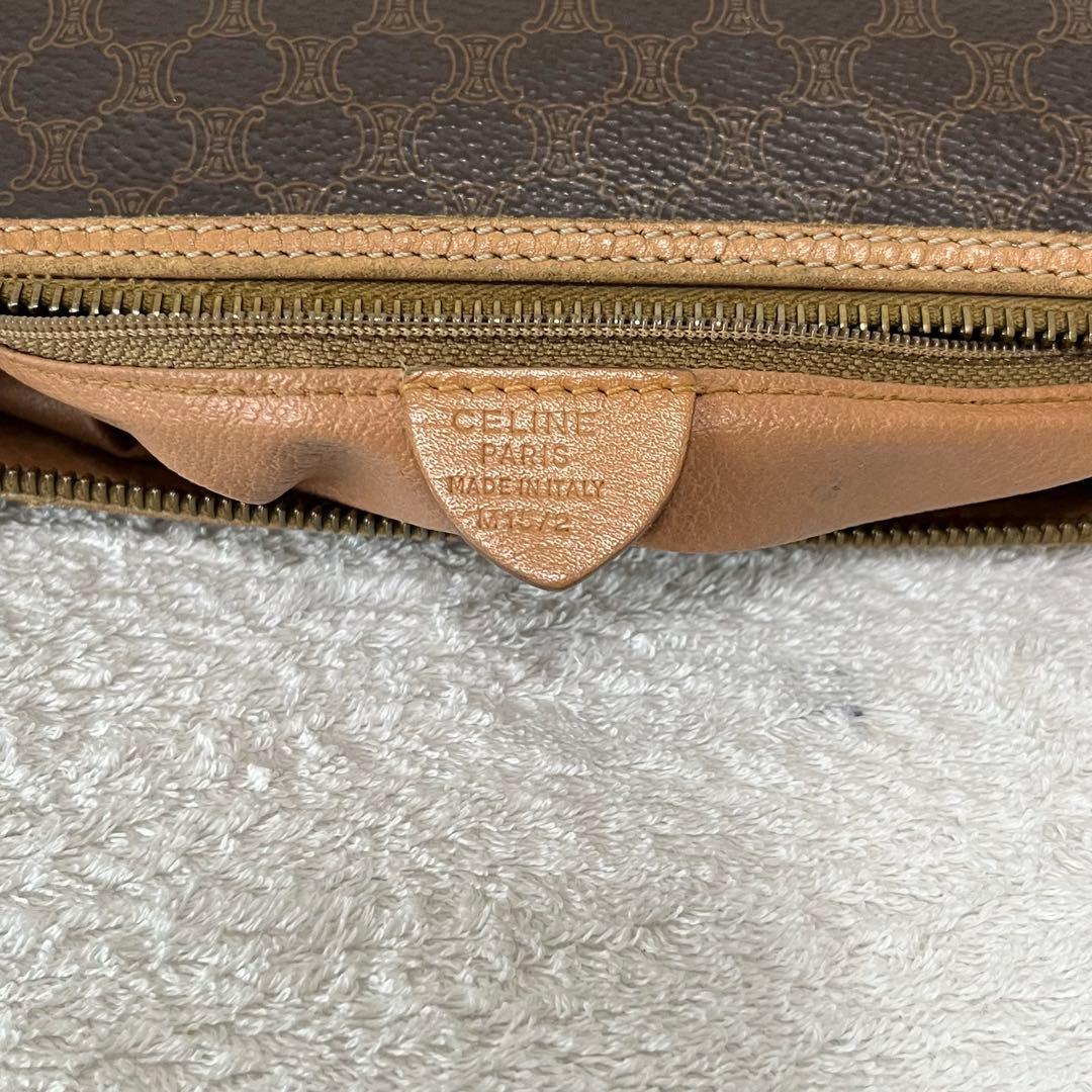 【人気】CELINE セリーヌ マカダム柄 ヴィンテージ ショルダーバッグ