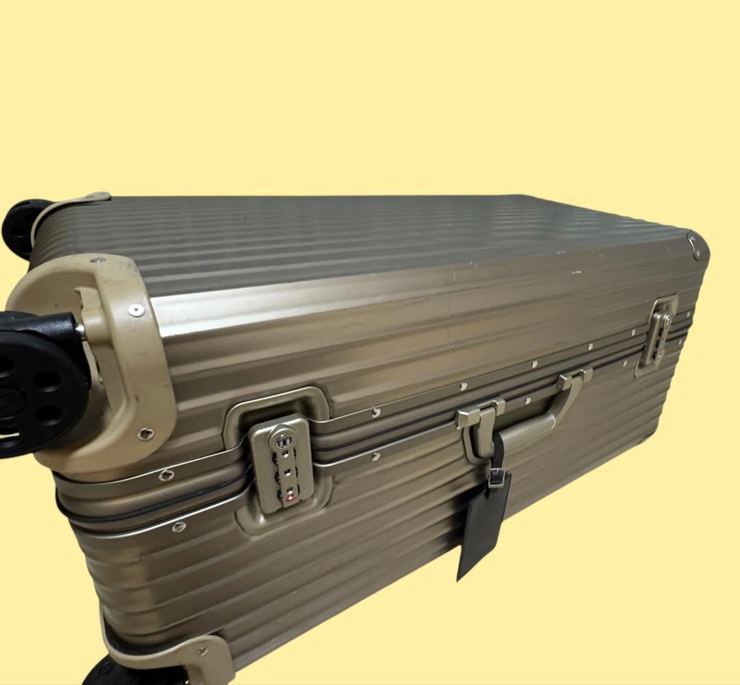 RIMOWA リモワ トパーズプレミアム アルミスーツケース 105L ゴールド