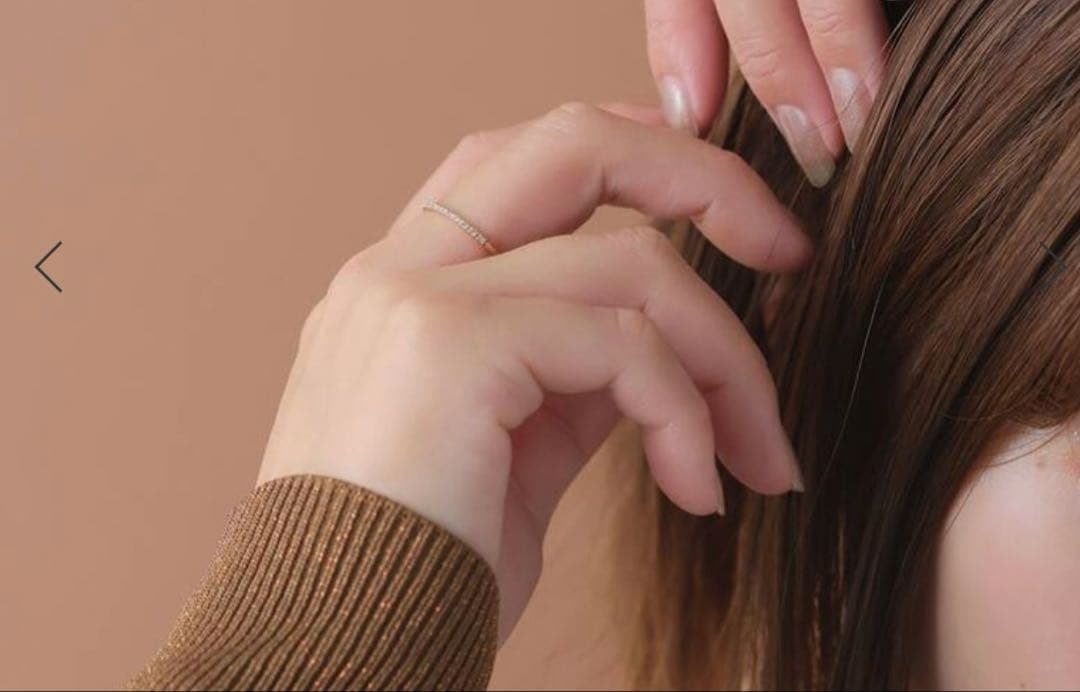 Lilas ダイヤハーフエタニティーリング K10 13号