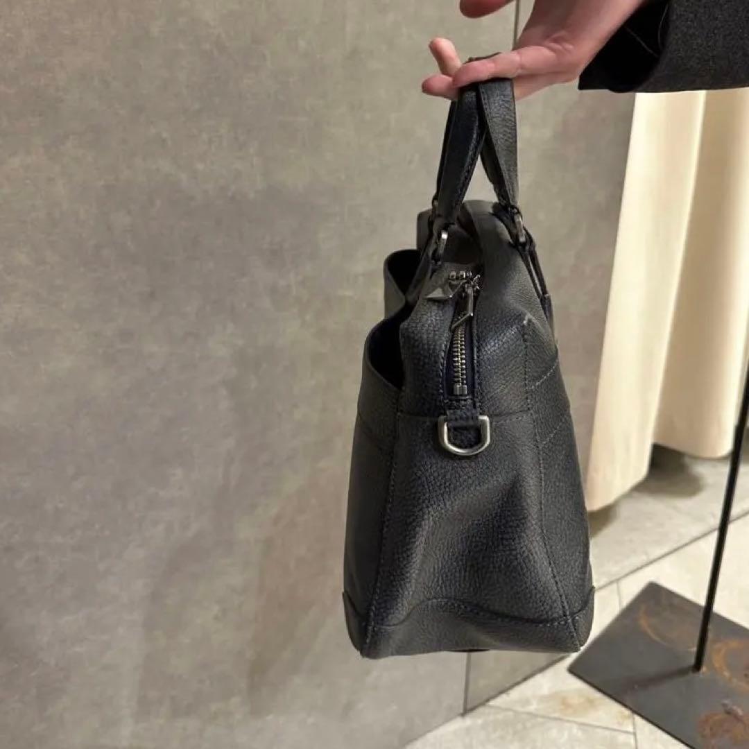 aniaryダークグレー ビジネスバッグ ボストンバッグ