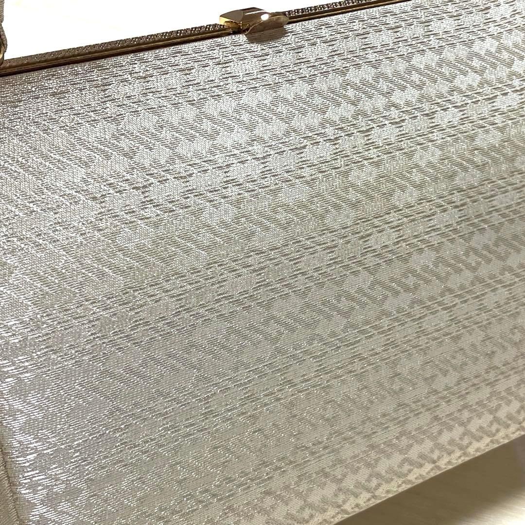 《未使用》草履バッグセット　シルバー