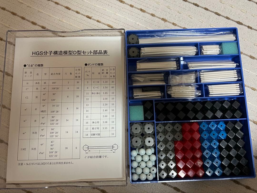 HGS 分子構造模型 D 無機化学用セット - メルカリ