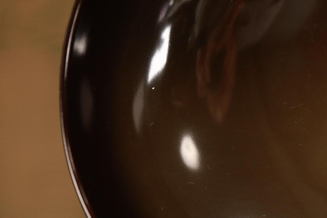 輪島塗　図替わり　草花蒔絵　吸物椀　五客　木製　BJ119