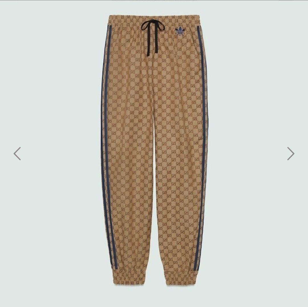 希少 GUCCI adidas コラボ ジャージパンツ GG柄 40 グッチ