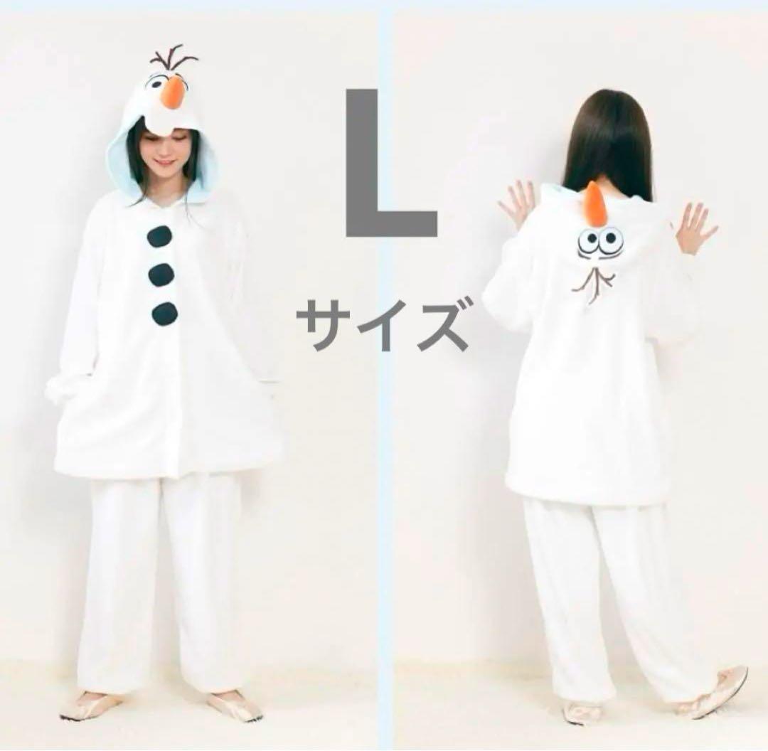 ディズニー アナ雪 パジャマ ルームウェア しまむら ちはる オラフ L
