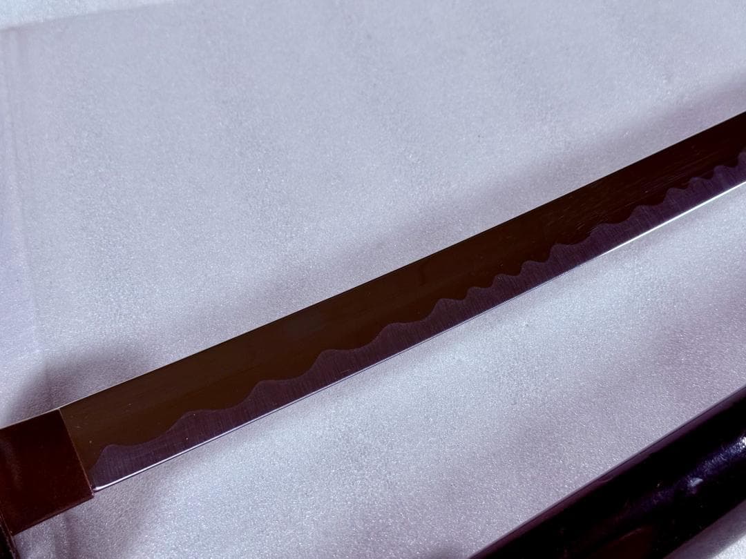 模造刀 黒 美品 波紋 太刀 コスプレ M2