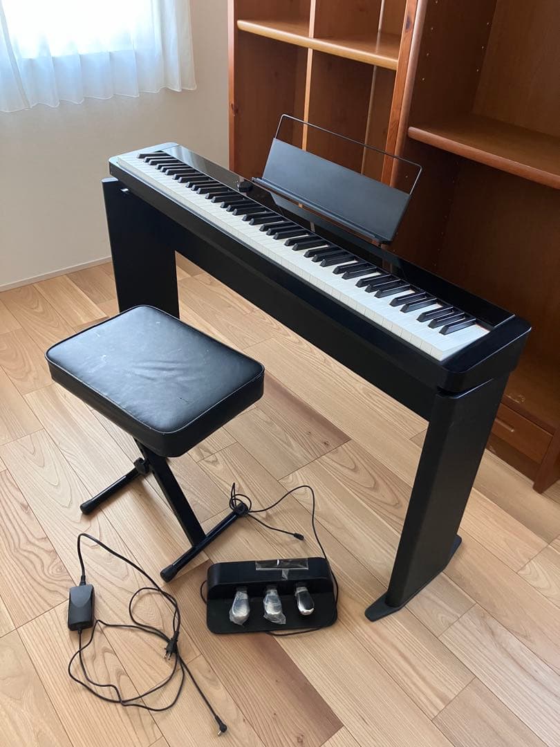 CASIO 電子ピアノ PRIVIA PX-S1000 純正スタンド付 椅子あり - メルカリ